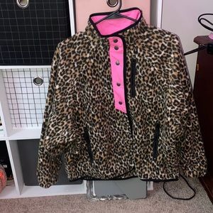 Cheetah print shacket